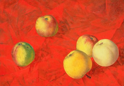 Apples, 1917 by Kuzma Sergeevich Petrov Vodkin